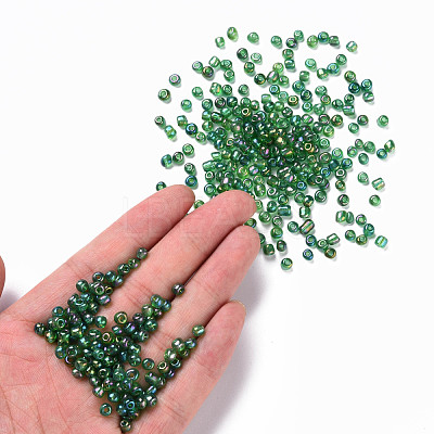 Round Glass Seed Beads SEED-A007-4mm-167-1