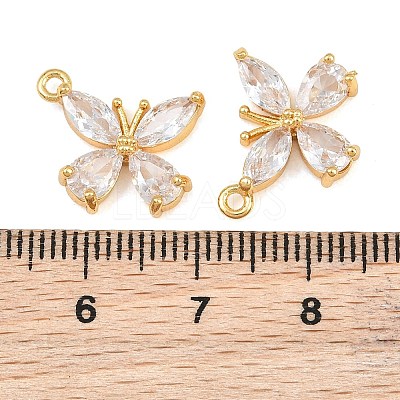 Brass Pave Cubic Zirconia Pendants CU-CBA7392-11G-01-1