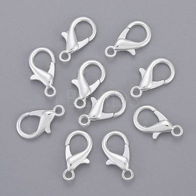 Zinc Alloy Lobster Claw Clasps X-E107-S-1