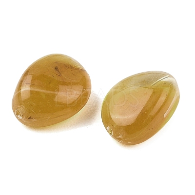 Opaque Acrylic Beads OACR-Z036-02E-1