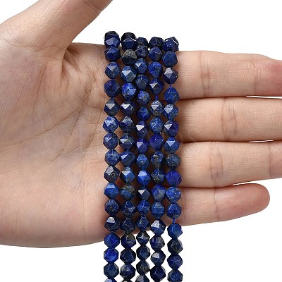 Natural Lapis Lazuli Beads Strands G-Z119-A39-01-1