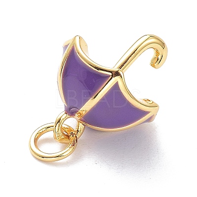 Real 18K Gold Plated Brass Charms KK-L188-24G-06-1