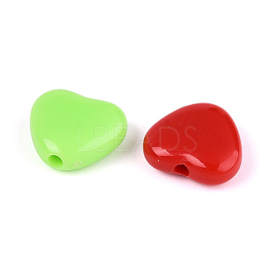 Opaque Acrylic Beads SACR-T017-39-1
