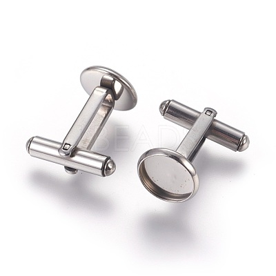 Tarnish Resistant 304 Stainless Steel Cuff Settings X-STAS-P227-28P-1