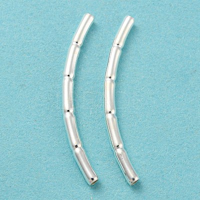 925 Sterling Silver Tube Beads STER-Z004-04C-1