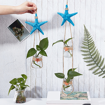 2Pcs 2 Style Wall Hanging Decorate HJEW-PH0001-12-1