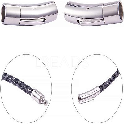 Tube 304 Stainless Steel Bayonet Clasps STAS-UN0008-38P-1