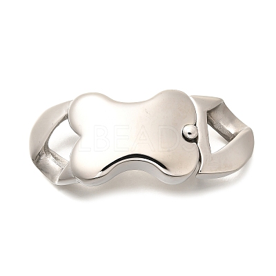 304 Stainless Steel Magnetic Clasps STAS-R140-16P-02-1