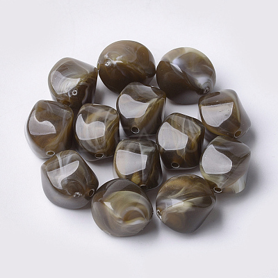 Acrylic Beads OACR-T007-08A-1