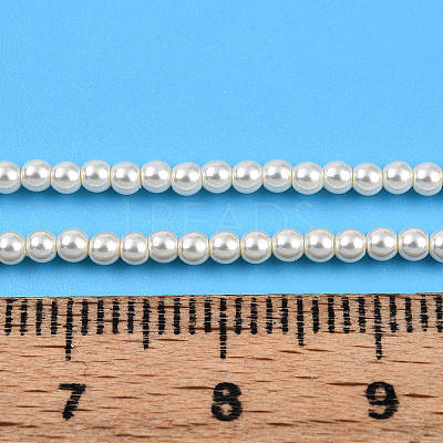 Baking Paint Pearlized Glass Pearl Bead Strands HY-N002-2mm-A11-1