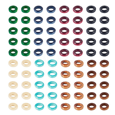 200Pcs Wood European Beads WOOD-TA0002-94-1