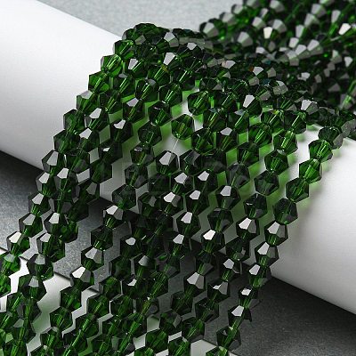Transparent Glass Beads Strands EGLA-A039-T4mm-D25-1