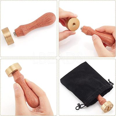 1Pc Brass Stamp Head DIY-OC0008-30S-1