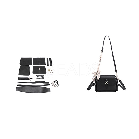 DIY Imitation Leather Crossbody Lady Bag Making Kits PW-WG11228-02-1