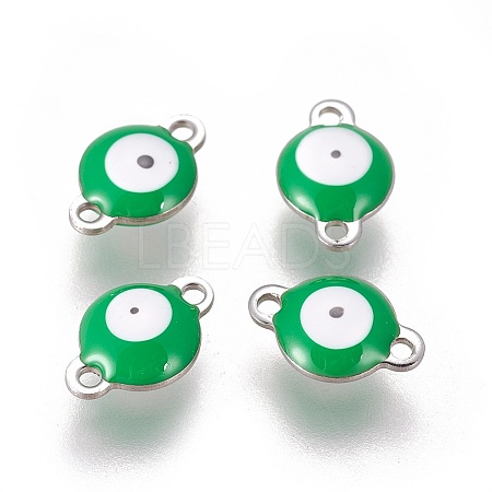 304 Stainless Steel Enamel Links connectors LS-STAS-F206-02P-B01-1