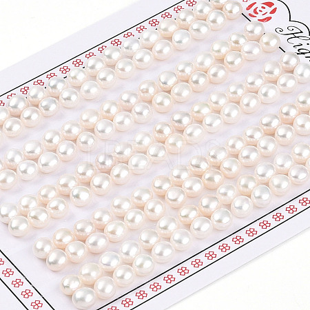 Grade 3A Natural Cultured Freshwater Pearl Beads PEAR-N018-3A-5055A-1
