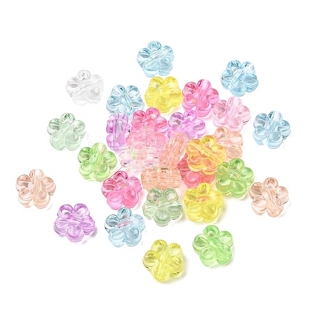 Transparent Acrylic Beads X-TACR-C002-01F-1