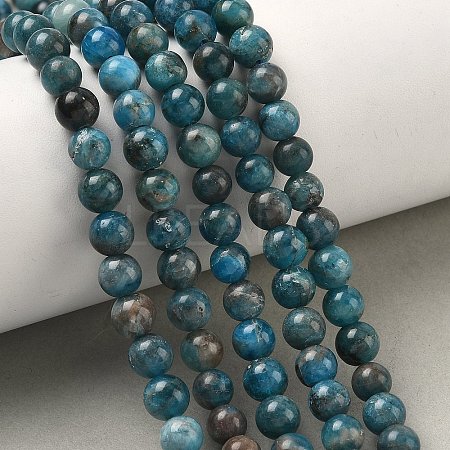 Natural Apatite Beads Strands LS-G-F816-A01-01B-1
