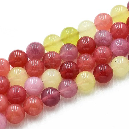 Natural Quartz Beads Strands G-N355-10mm-25-1