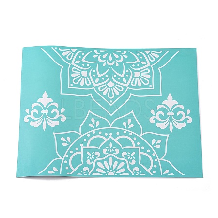1 Sheet Self-Adhesive Silk Screen Printing Stencil DIY-OC0008-068-1