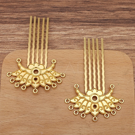 Ancient Style Hanfu Alloy Alligator Hair Clips for Women PW-WG19BAE-02-1