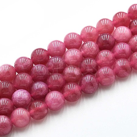 Natural Quartz Beads Strands G-N355-8mm-50-1