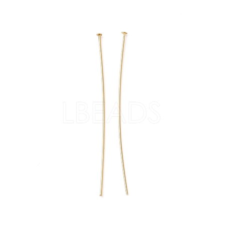Brass Flat Head Pins KK-WH0058-03D-G01-1