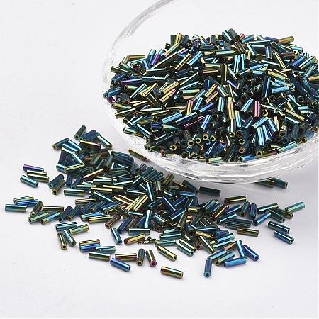 Glass Bugle Beads SEED-E001-9mm-85-1