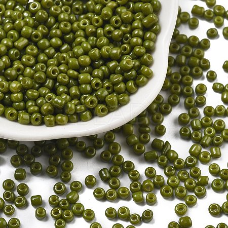 Baking Paint Glass Seed Beads SEED-S002-K9-1