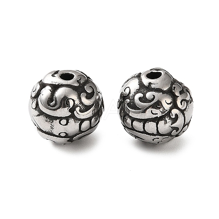 304 Stainless Steel Beads SA-CBA043D-01G-AS-1