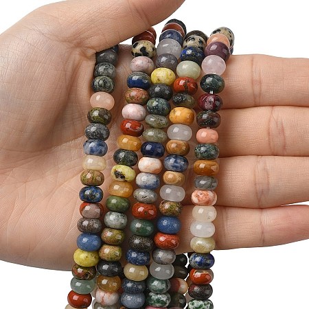 Natural Mixed Gemstone Beads Strands G-A280-A01-02-1