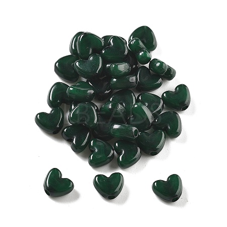 50Pcs Acrylic Beads OACR-S044-01G-1