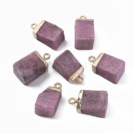 Natural Strawberry Quartz Pendants G-Q998-035H-1