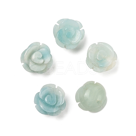 Natural Flower Amazonite Beads G-O156-C-19-1