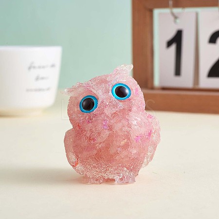 Crystal Owl Figurine Collectible JX545D-1