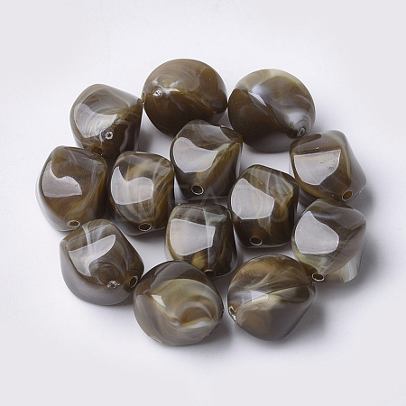 Acrylic Beads OACR-T007-08A-1
