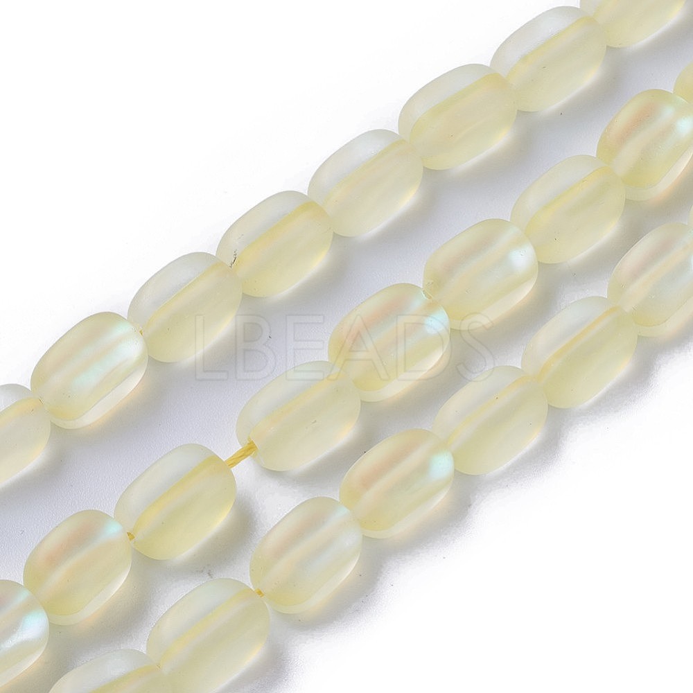 Synthetic Moonstone Beads Strands - Lbeads.com