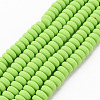Handmade Polymer Clay Beads Strands X-CLAY-N008-008O-1