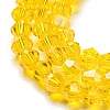 Transparent Electroplate Glass Beads Strands EGLA-A039-T2mm-A22-3
