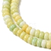Cracked Opaque Glass Beads Strand X-GLAA-D306-A03-3
