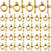 120Pcs Tibetan Style Alloy Toggle Clasps FIND-SP0001-21AG-1
