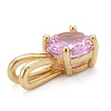 Brass Micro Pave Cubic Zirconia Pendants KK-P192-04-G03-3