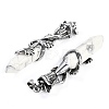 Natural Howlite Faceted Double Termimal Pointed Big Pendants G-P547-03AS-10A-2