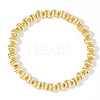 Bohemia Brass Round Beaded Stretch Bracelets TK0566-5-1