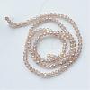 Electroplate Glass Beads Strands EGLA-R048-3mm-33-2