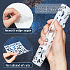 12Pcs 12 Styles PET Plastic Drawing Painting Stencils Templates AJEW-WH0165-23-3