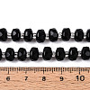 Natural Black Onyx(Dyed & Heated) Beads Strands G-N327-08A-01-5