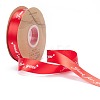 Polyester Grosgrain Ribbons SRIB-H039-B10-2