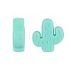 20Pcs Cactus Food Grade Eco-Friendly Silicone Focal Beads JX906I-1