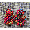 Iron Polyester Dangle Earrings FS-WG1F812-06-1